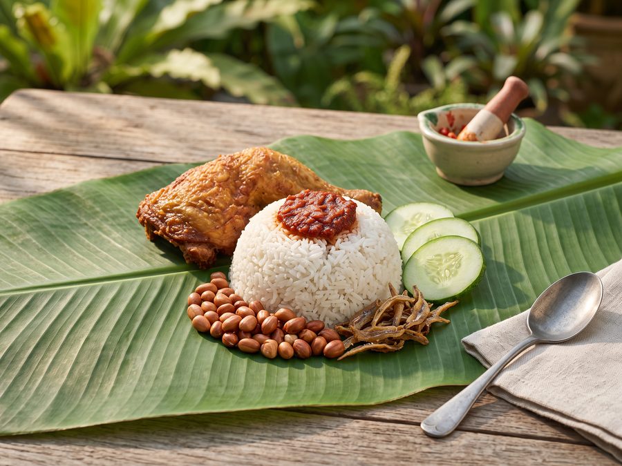 Banana Leaf — Contoh foto