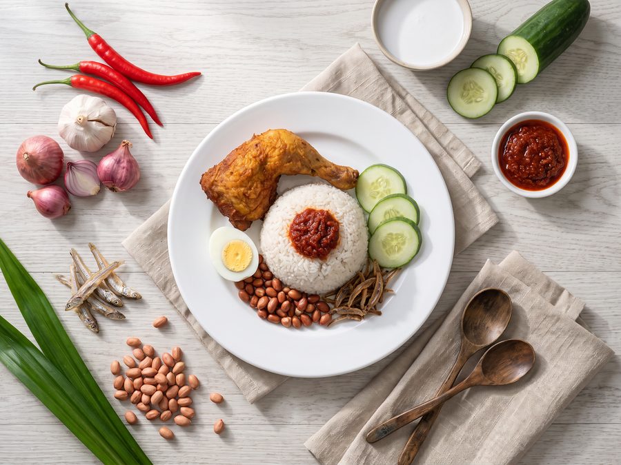 Flatlay — Contoh foto