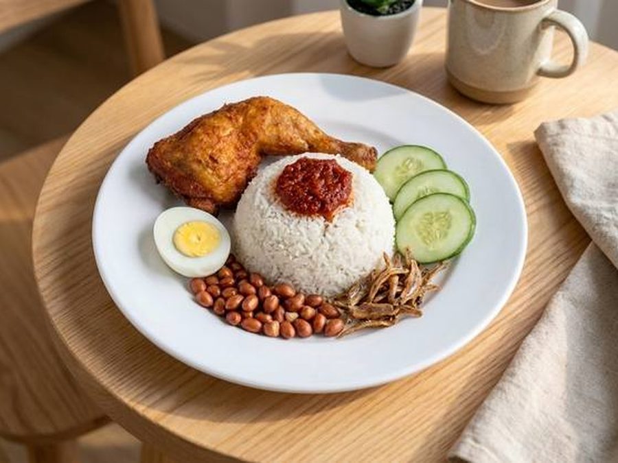 Warm Café — Contoh foto